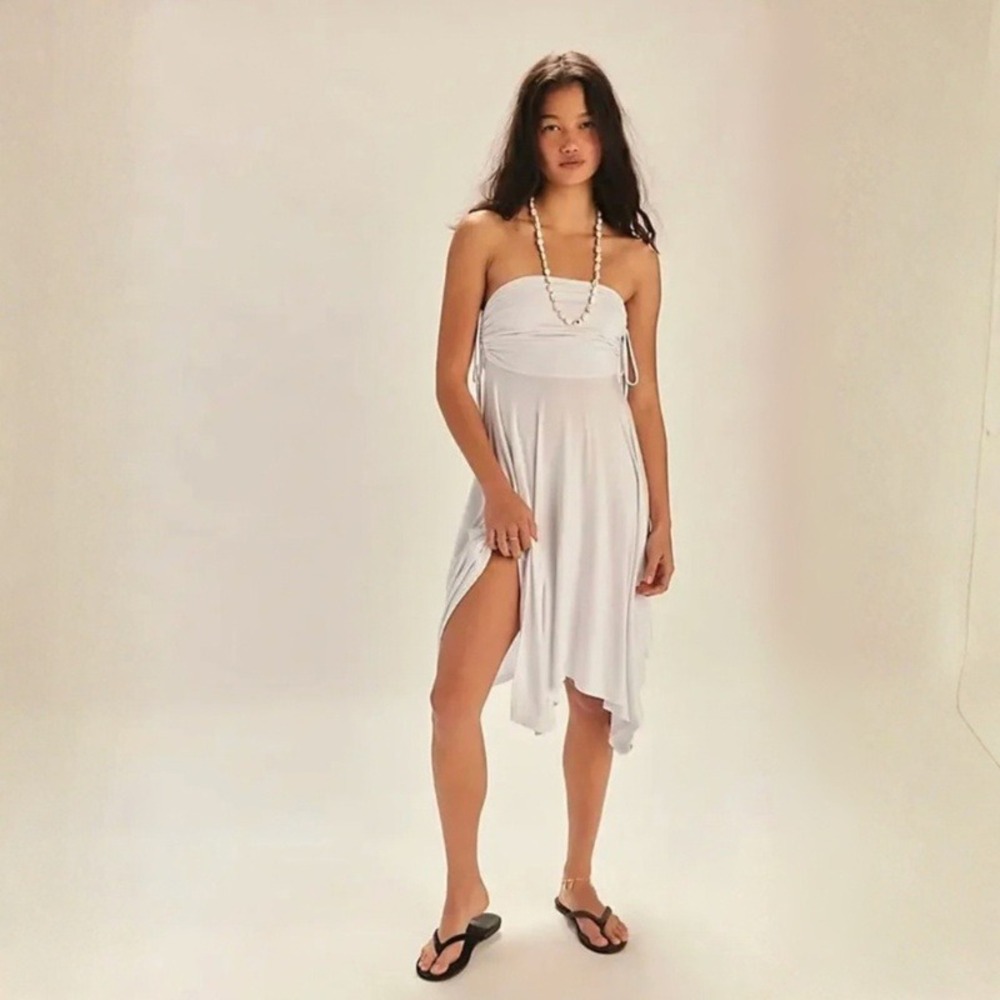 Free People Free-est Zella Convertible Dress Skirt White Size Medium New
